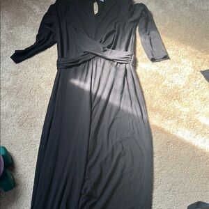 Old Navy Black Wrap Jumpsuit